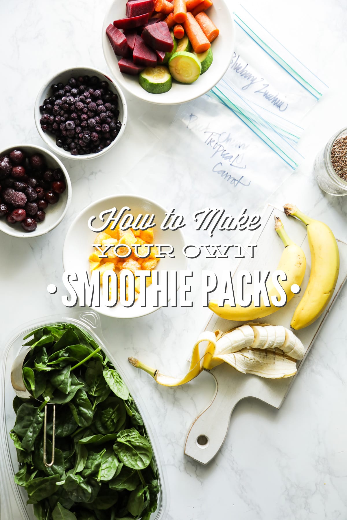 How to Make Your Own Freezer-Friendly Smoothie Packs