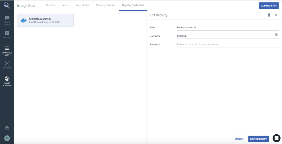 azure container registry authentication