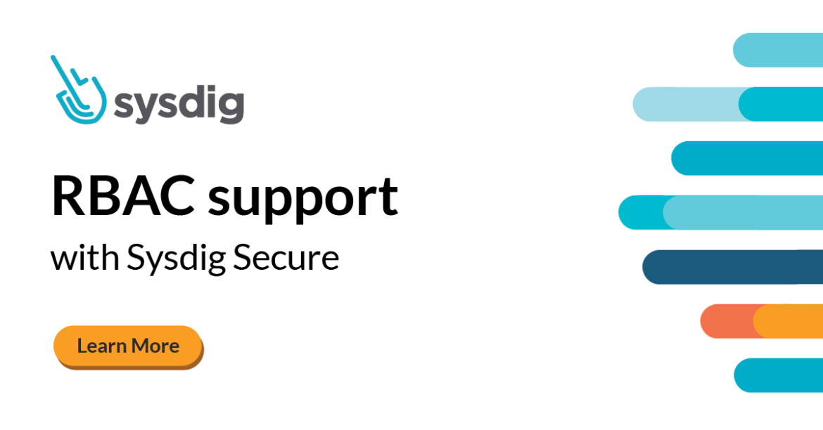 RBAC support with Sysdig Secure