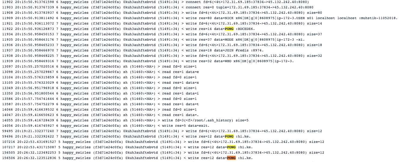 Example of c2 commands