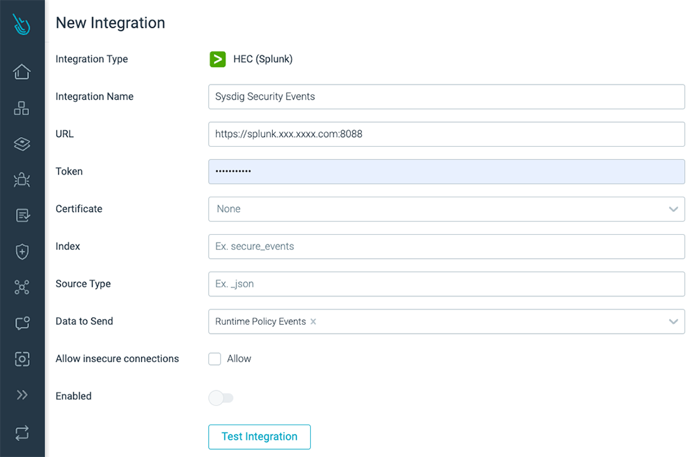 Sysdig and Splunk